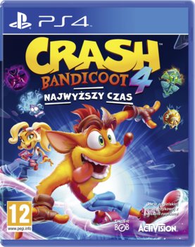 okładka gry na PS4 pod tytułem Crash Bandicoot 4