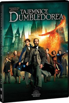 okładka filmu na DVD pod tytułem Tajemnice Dumbledorea