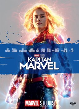okładka filmu na DVD pod tytułem Kapitan Marvel