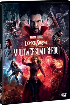 okładka filmu na DVD pod tytułem doktor Strange. Multiuniwersum obłędu