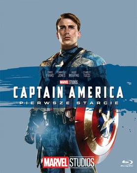 okładka filmu na DVD pod tytułem Capitan America. Pierwsze starcie