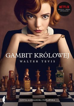 okładka książki tytuł Gambit królowej, autor Walter Tevis