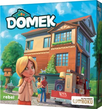 okładka gry planszowej pod tytułem Domek