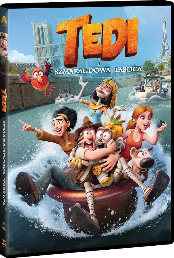 okładka filmu na DVD pod tytułem Tedi i szmaragdowa tablica