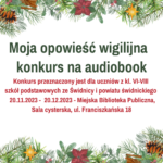 Moja opowieść wigilijna – konkurs na audiobook
