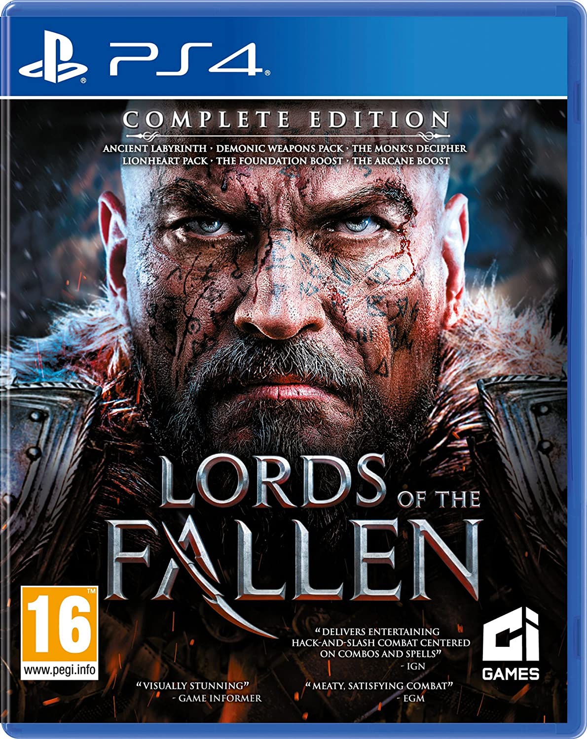 okładka gry na PS4 pod tytułem Lords of the Fallen