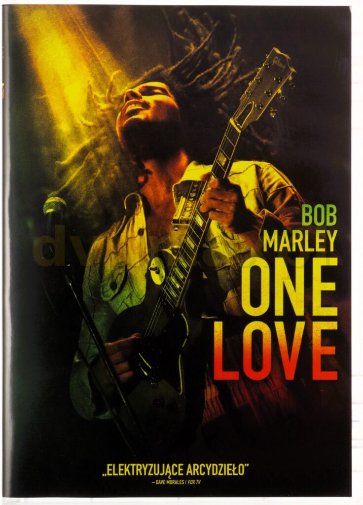 okładka filmu na DVD pod tytułem Bob Marley One Love