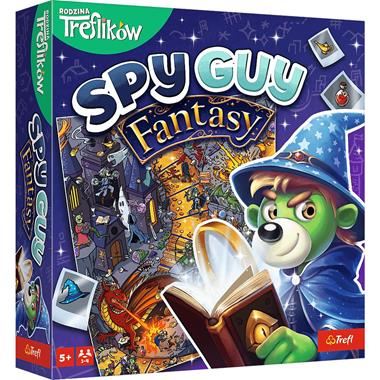 okładka gry planszowej pod tytułem Spy Guy Fantasy